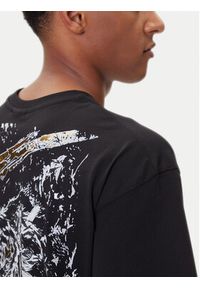 Plein Sport T-Shirt FAEC MTK8368 STE001N Czarny Loose Fit. Kolor: czarny. Materiał: bawełna. Styl: sportowy #3