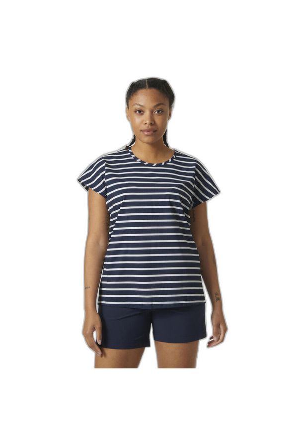 Koszulka damska Helly Hansen Thalia Top. Kolor: niebieski. Materiał: poliester, materiał