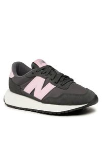 Buty do chodzenia damskie New Balance 237. Zapięcie: sznurówki. Kolor: czarny, różowy, wielokolorowy. Materiał: syntetyk, tkanina, zamsz, materiał. Szerokość cholewki: normalna. Sport: turystyka piesza #1