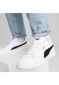 Puma - Buty do chodzenia męskie PUMA Smash 3.0 L. Kolor: biały, czarny, żółty, wielokolorowy. Materiał: skóra, materiał. Sport: turystyka piesza