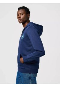 Wrangler - MĘSKA BLUZA WRANGLER GRAPHIC ZIP HOODIE NAVY 112371461 #4