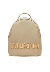 Love Moschino - LOVE MOSCHINO Plecak JC4197PP1MKD0110 Écru. Materiał: skóra