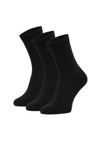 Nine West Skarpety CEO_BR_NW_25081_W_AW25 (3 PACK) Czarny. Kolor: czarny. Materiał: materiał, bawełna