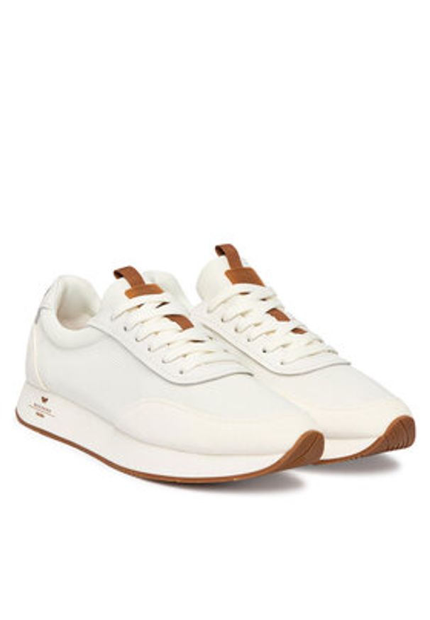 Weekend Max Mara Sneakersy 2615761054650 Biały. Kolor: biały. Materiał: skóra