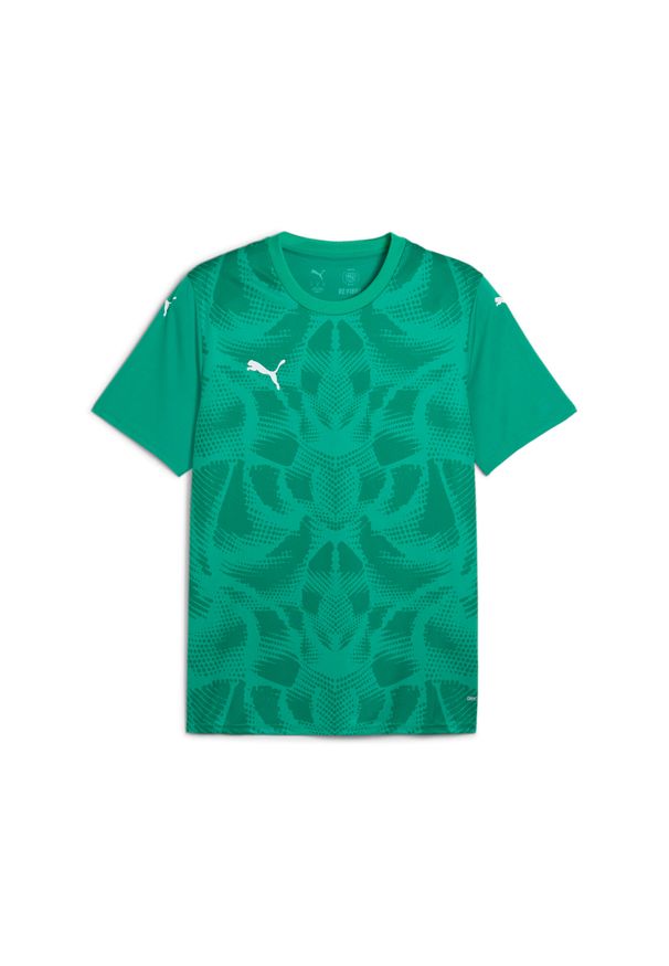 Koszulka Puma Team Ultimate. Kolor: zielony. Materiał: materiał. Sport: piłka nożna