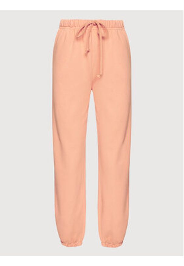Levi's® Spodnie dresowe A0887-0006 Pomarańczowy Regular Fit. Kolor: pomarańczowy. Materiał: bawełna