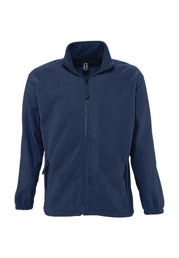 SOL'S - Bluza Polarowa Unisex Dla Dorosłych North. Kolor: niebieski. Materiał: polar. Sezon: zima