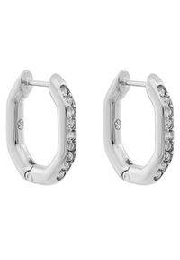 Swarovski Kolczyki Dextera Octagon 5724585 Srebrny. Materiał: metalowe. Kolor: srebrny