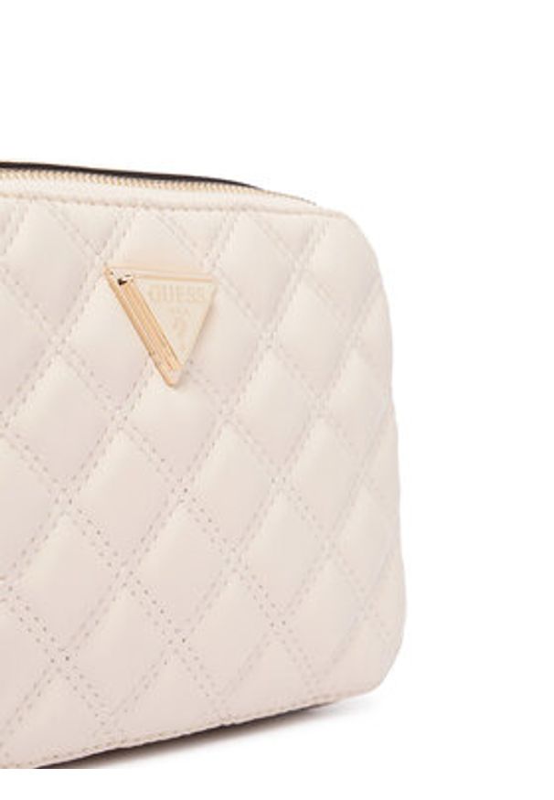 Guess Torebka HWQG96 73140 Kremowy. Kolor: kremowy. Materiał: skórzane