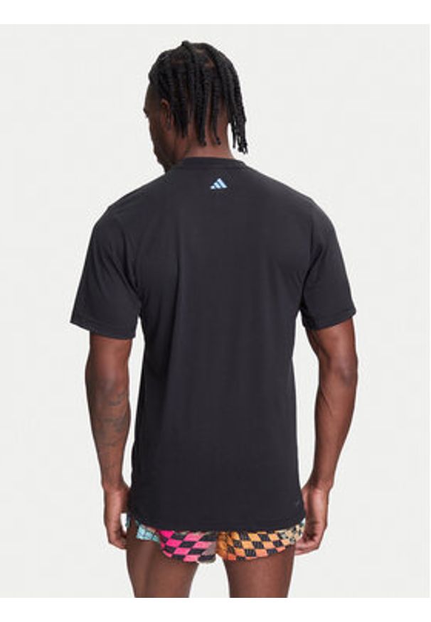 Adidas - adidas T-Shirt Jeremy Scott JL7620 Czarny Regular Fit. Kolor: czarny. Materiał: syntetyk
