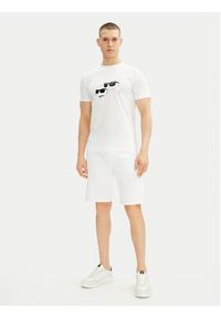 Karl Lagerfeld - KARL LAGERFELD Szorty sportowe 705014 552900 Biały Regular Fit. Kolor: biały. Materiał: bawełna. Styl: sportowy