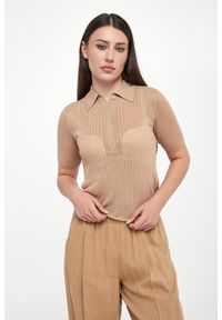 Marella - Sweter damski z krótkim rękawem Torbole MARELLA MONOCHROME. Długość rękawa: krótki rękaw. Długość: krótkie #1