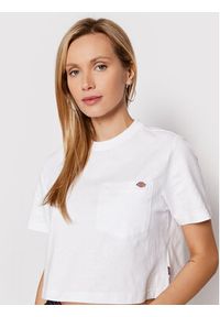 Dickies T-Shirt Porterdale DK0A4XDEWHX Biały Relaxed Fit. Kolor: biały. Materiał: bawełna