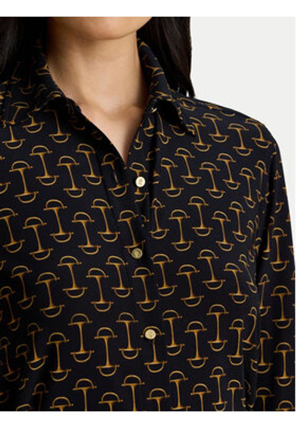 Lauren Ralph Lauren - LAUREN RALPH LAUREN Koszula 200P03717001 Granatowy Regular Fit. Kolor: niebieski. Materiał: syntetyk