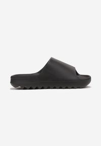 Born2be - Czarne Piankowe Klapki na Podeszwie z Wycięciami Ferietta. Okazja: na co dzień. Kolor: czarny. Sezon: lato. Styl: casual #3
