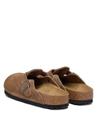 Birkenstock Klapki Boston 1032795 Brązowy. Kolor: brązowy. Materiał: zamsz, skóra #4
