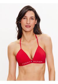 TOMMY HILFIGER - Tommy Hilfiger Góra od bikini UW0UW04109 Czerwony. Kolor: czerwony. Materiał: syntetyk #1