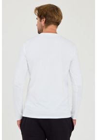 Guess - GUESS Biały męski longsleeve Original Logo Tee, Rozmiar M. Kolor: biały. Długość rękawa: długi rękaw #4