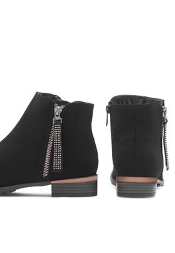 Jenny Fairy Botki W16AW462-6 Czarny. Kolor: czarny. Materiał: syntetyk