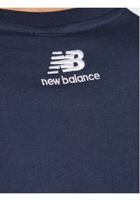 New Balance T-Shirt MT23502 Granatowy Relaxed Fit. Kolor: niebieski. Materiał: bawełna #3