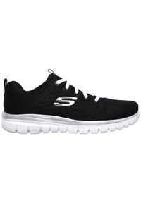 skechers - Buty Skechers Get Connected, Kobiety. Kolor: czarny. Materiał: materiał