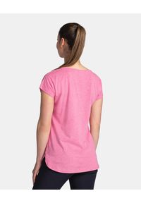 Damski bawełniany t-shirt Kilpi NELLIM-W. Kolor: różowy. Materiał: bawełna. Sport: turystyka piesza