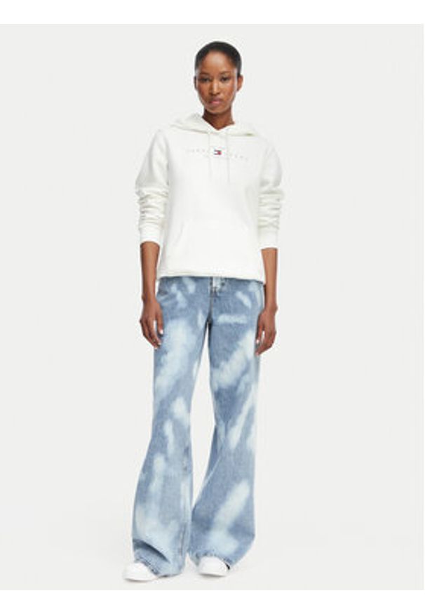 Tommy Jeans Jeansy Claire DW0DW23109 Niebieski jasny Wide Fit. Kolor: niebieski
