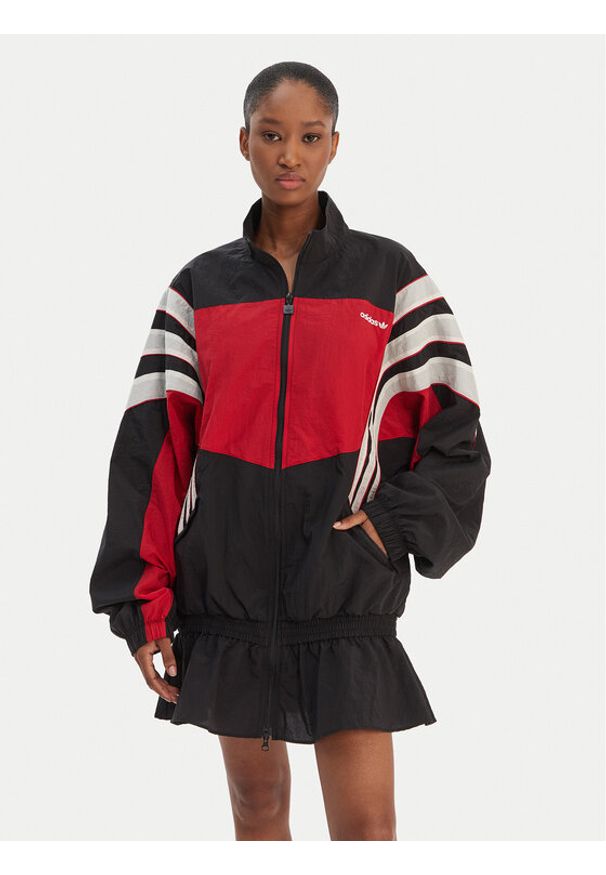 Adidas - adidas Sukienka codzienna Santiago KC9134 Czarny Oversize. Okazja: na co dzień. Kolor: czarny. Materiał: syntetyk. Typ sukienki: proste, oversize. Styl: casual