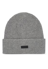 Calvin Klein Czapka Daddy Wool Beanie K50K510984 Szary. Kolor: szary. Materiał: wełna