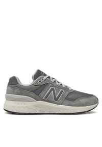 New Balance Sneakersy Walking 880 MW880CA6 Szary. Kolor: szary. Materiał: zamsz, skóra