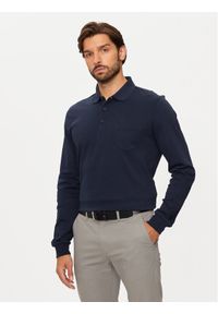 Pierre Cardin Polo C5 30504.3005 Granatowy Regular Fit. Typ kołnierza: polo. Kolor: niebieski. Materiał: bawełna #1