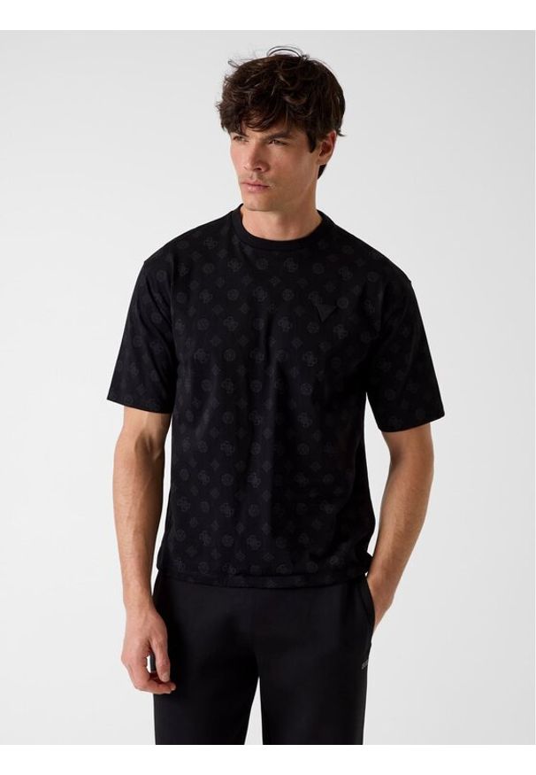 Guess T-Shirt 181498 Czarny Classic Fit. Kolor: czarny
