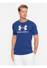 Under Armour T-Shirt Ua Sportstyle Logo Ss 1329590 Niebieski Loose Fit. Kolor: niebieski. Materiał: bawełna #1