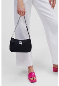 Karl Lagerfeld torebka kolor czarny. Kolor: czarny #5