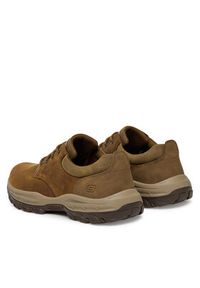 skechers - Skechers Trekkingi Knowlson 204920 DSRT Brązowy. Kolor: brązowy. Materiał: skóra. Sport: turystyka piesza #5
