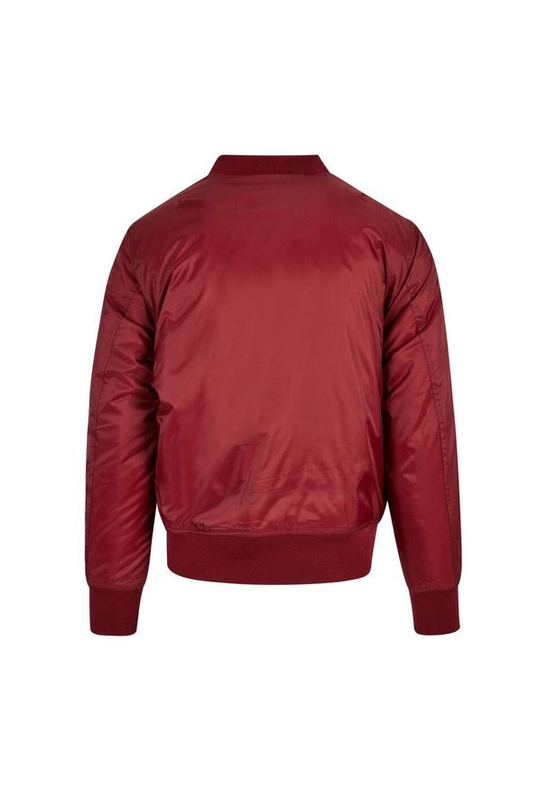 BUILD YOUR BRAND - Męska Kurtka Bomber. Kolor: czerwony, wielokolorowy, brązowy