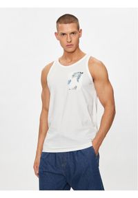 Jack & Jones - Jack&Jones Tank top Chill 12248069 Biały Standard Fit. Kolor: biały. Materiał: bawełna