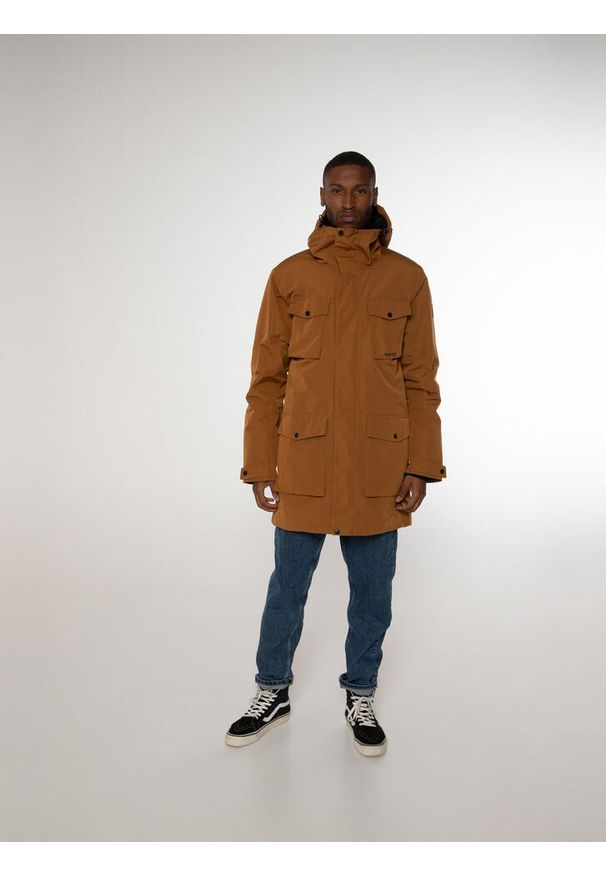 Kurtka zimowa męska Protest MELTIN. Kolor: wielokolorowy, beżowy, brązowy. Sezon: zima. Sport: turystyka piesza