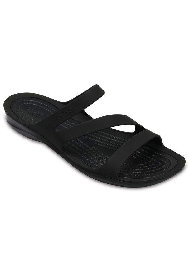 Damskie Klapki basenowe Crocs Swiftwater (W) Black - 203998-060 34-35. Kolor: zielony, wielokolorowy, czarny, brązowy. Materiał: materiał, syntetyk