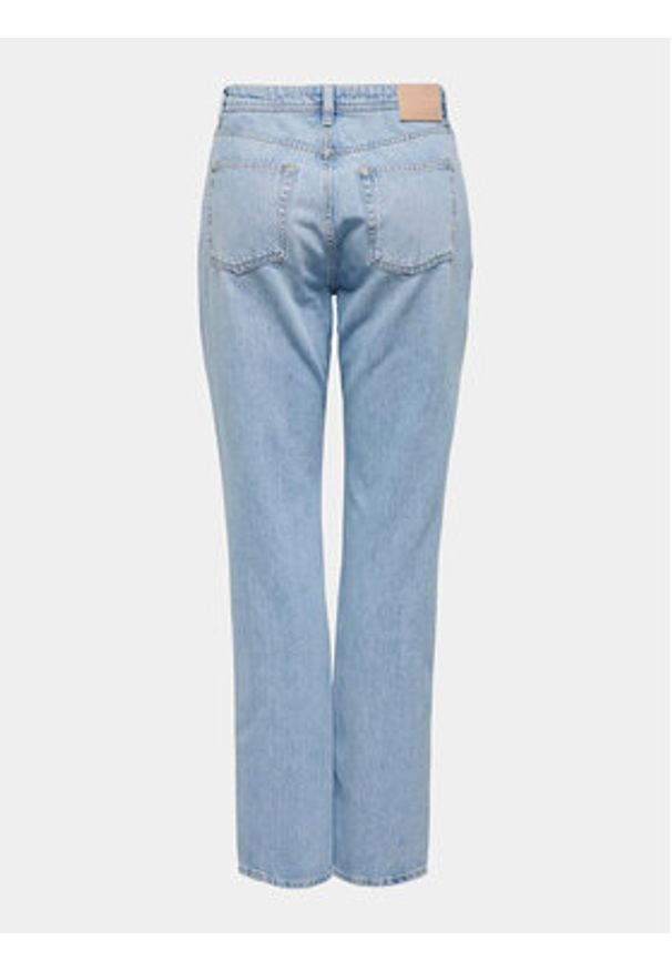 only - ONLY Jeansy Jaci 15296921 Niebieski Straight Fit. Kolor: niebieski