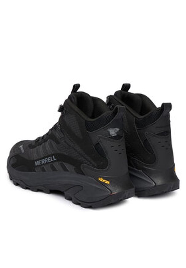 Merrell Trekkingi Moab Speed 2 Mid Gtx J037501 Czarny. Kolor: czarny. Materiał: materiał. Sport: turystyka piesza