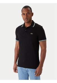 Lacoste Polo PH9875 Czarny Regular Fit. Typ kołnierza: polo. Kolor: czarny. Materiał: bawełna #1