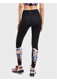 Desigual Legginsy MONSIEUR CHRISTIAN LACROIX 22WWKK14 Czarny Slim Fit. Kolor: czarny. Materiał: syntetyk #5