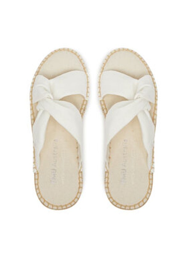 EMU Australia Espadryle Rowley W13169 Biały. Kolor: biały. Materiał: materiał