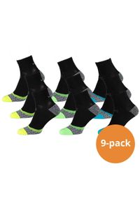 XTREME SOCKSWEAR - Skarpety do biegania Xtreme, 9 par, Multi czarny. Kolor: czarny. Sport: bieganie