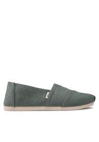 Półbuty Toms. Kolor: zielony