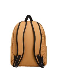 Vans - VANS OLD SKOOL BACKPACK Brązowy. Kolor: brązowy. Materiał: tkanina #2