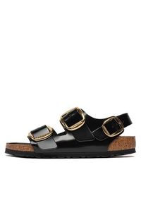 Birkenstock Sandały Milano Big Buckle 1024211 Czarny. Kolor: czarny. Materiał: skóra #5