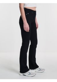 Big-Star - Jeansy damskie czarne Adela Bootcut 908. Kolor: czarny #4