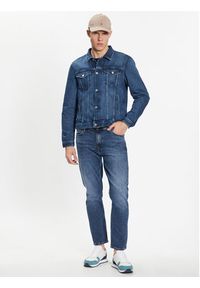 TOMMY HILFIGER - Tommy Hilfiger Kurtka jeansowa MW0MW32110 Niebieski Regular Fit. Kolor: niebieski. Materiał: jeans, bawełna #5